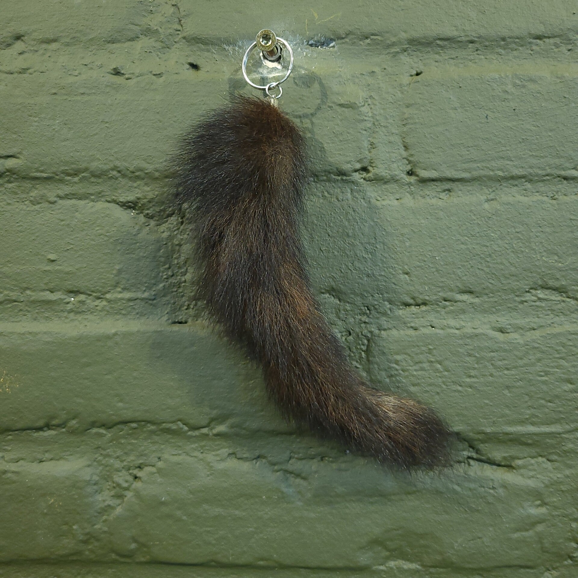 Sleutelhanger eekhoorn staart