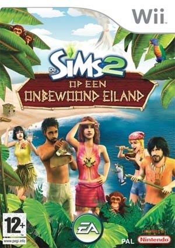 De Sims 2 Op een Onbewoond Eiland Wii