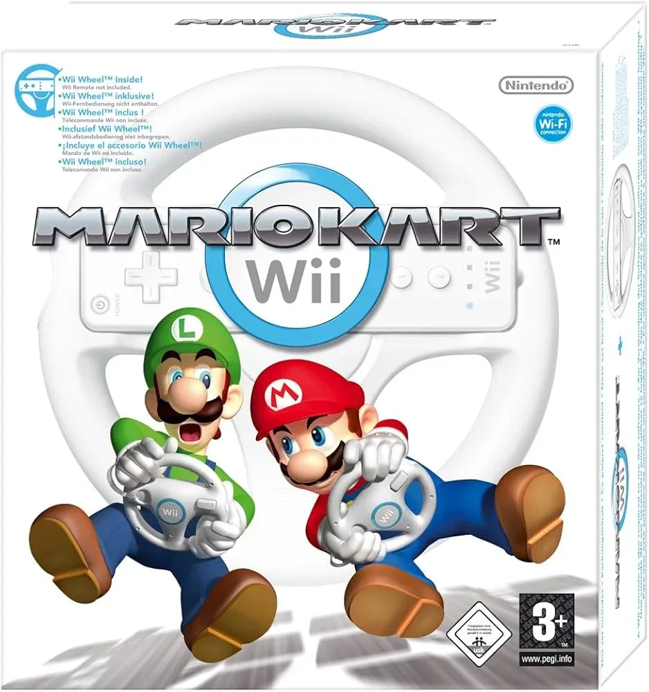 Mario Kart Wii + Wii Wheel Bundel