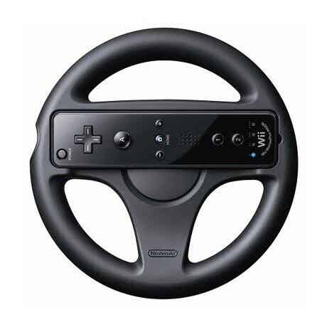 Nintendo Wii Wheel Zwart