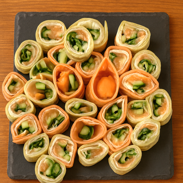 Smoked Salmon Luxe Rolls (8 count)