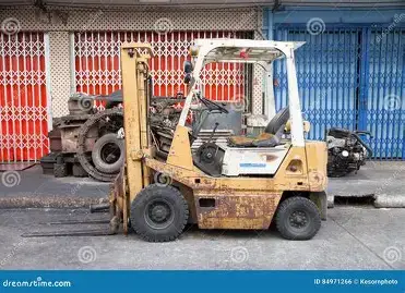 old forklifts