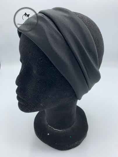 Haarband & zo, extra brede elastische haarband in de kleur zwart (art.nr. 110-06)