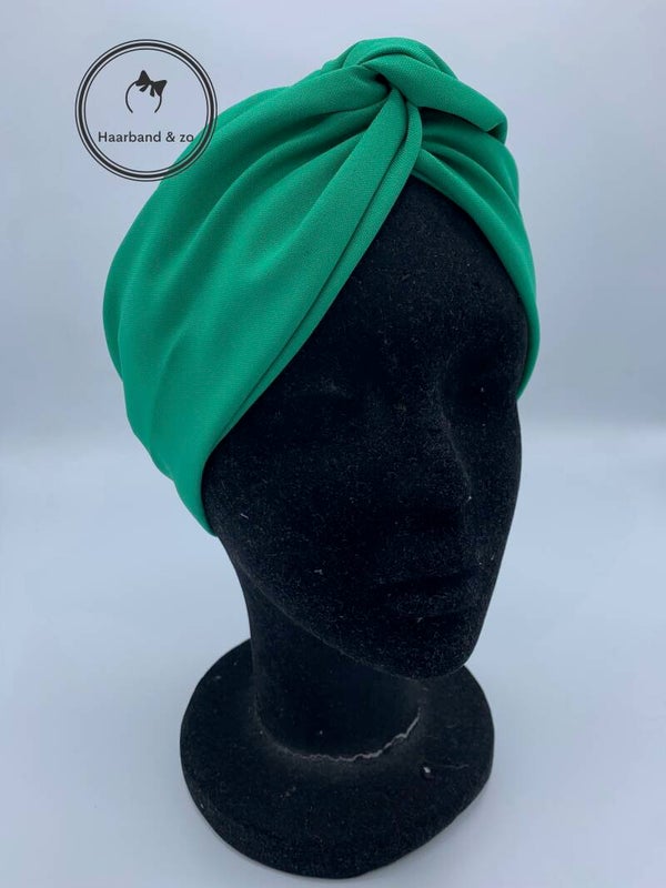Haarband & zo, Haarband met ijzerdraad van terlenka in de kleur groen (art.nr. 153-04)