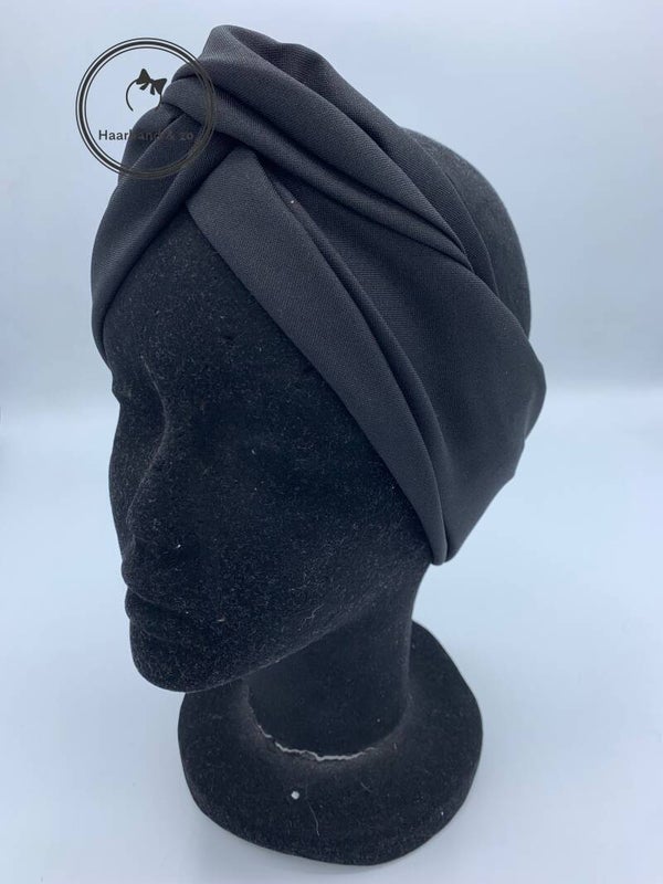 Haarband & zo, Haarband met ijzerdraad van terlenka in de kleur zwart (art.nr. 153-05)