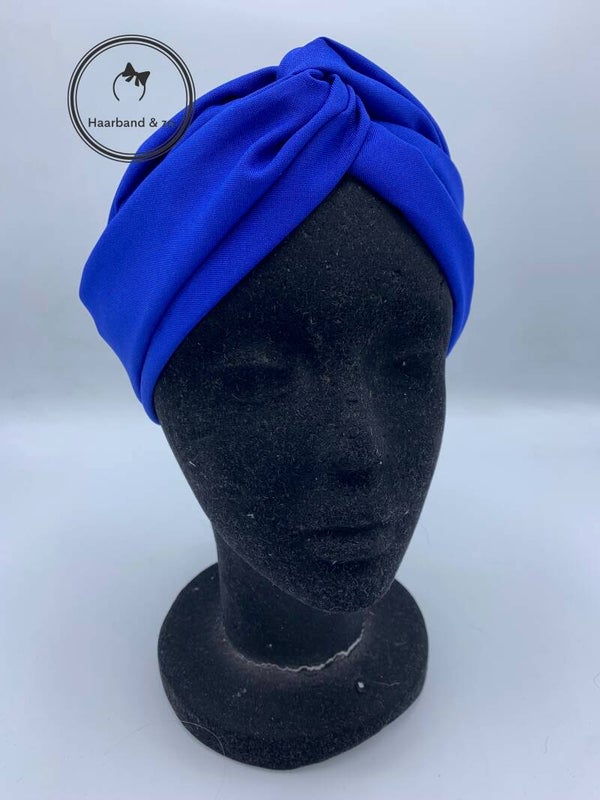 Haarband & zo, Haarband met ijzerdraad van terlenka in de kleur koningsblauw (art.nr. 153-07)