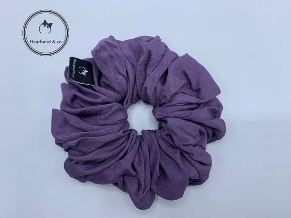 Haarband & zo, Scrunchie in viscose, lavendelpaars (art.nr. 94-11)