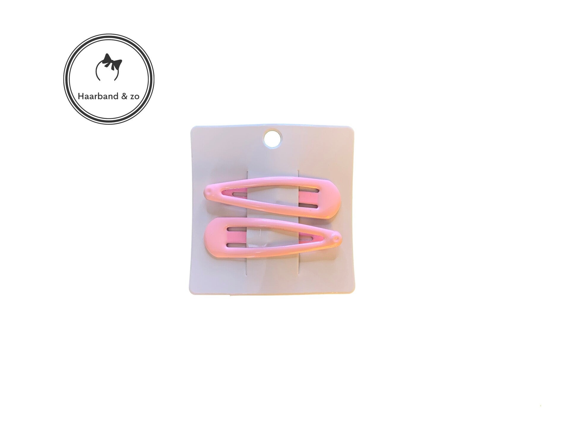 Setje van 2 basic haarspeldjes, roze (art. 103-17)
