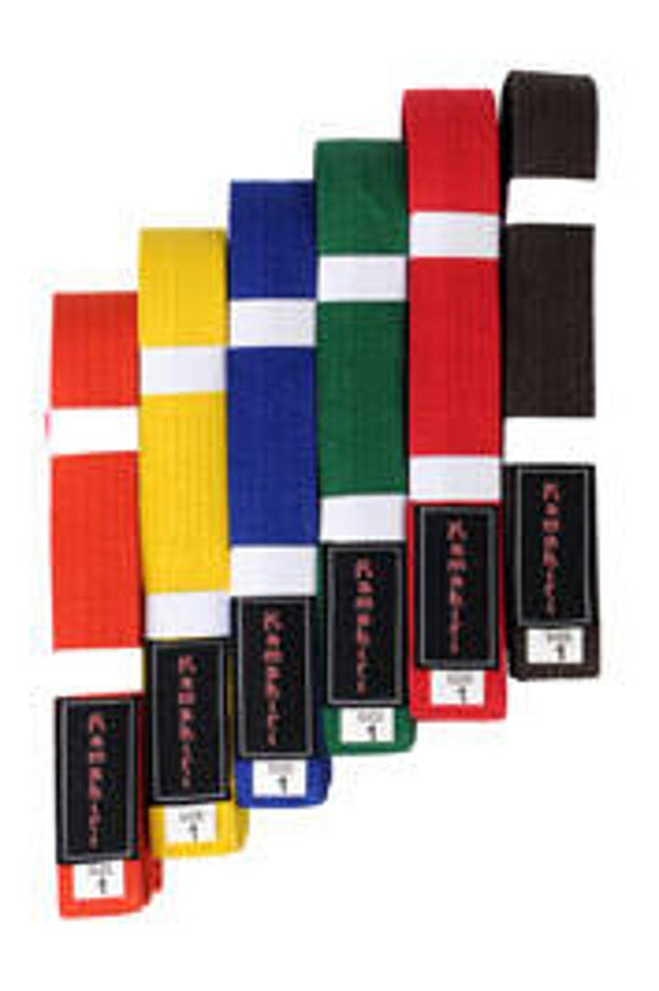 Kyokushin Karateband gekleurd Kyu graad