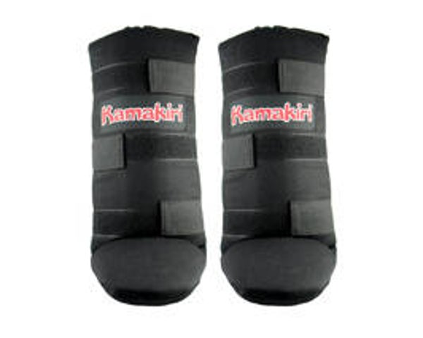 Scheenbeschermer met klittenbandsluiting, ZWART