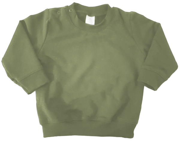 Sweater legergroen