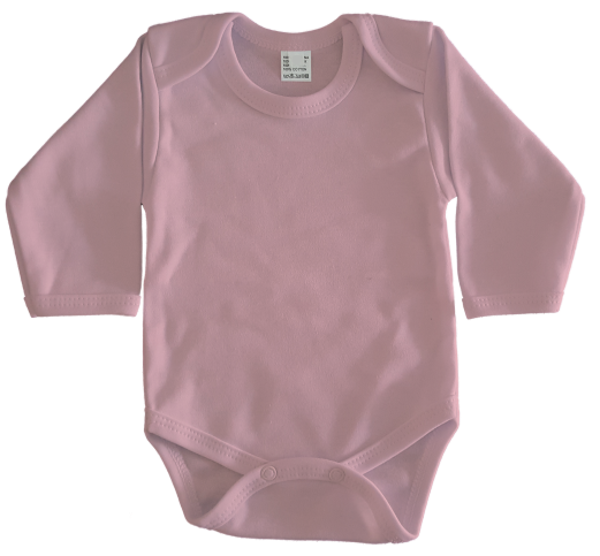 Romper - licht roze (lange mouw)