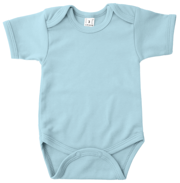 Romper - licht blauw (korte mouw)