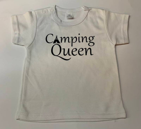 T shirt - camping queen