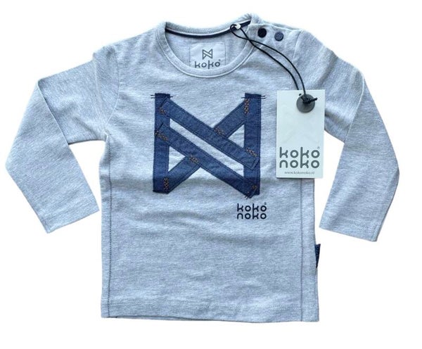 Koko noko - shirt grijs