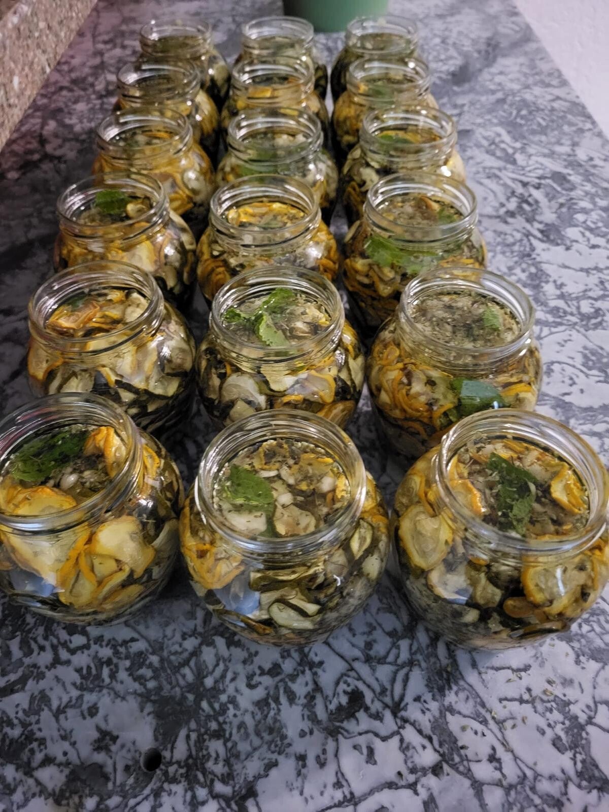 Courgette a l'huile