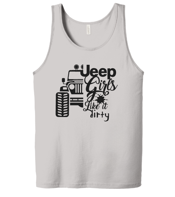 Jeep Girls Like it Dirty Tank Top
