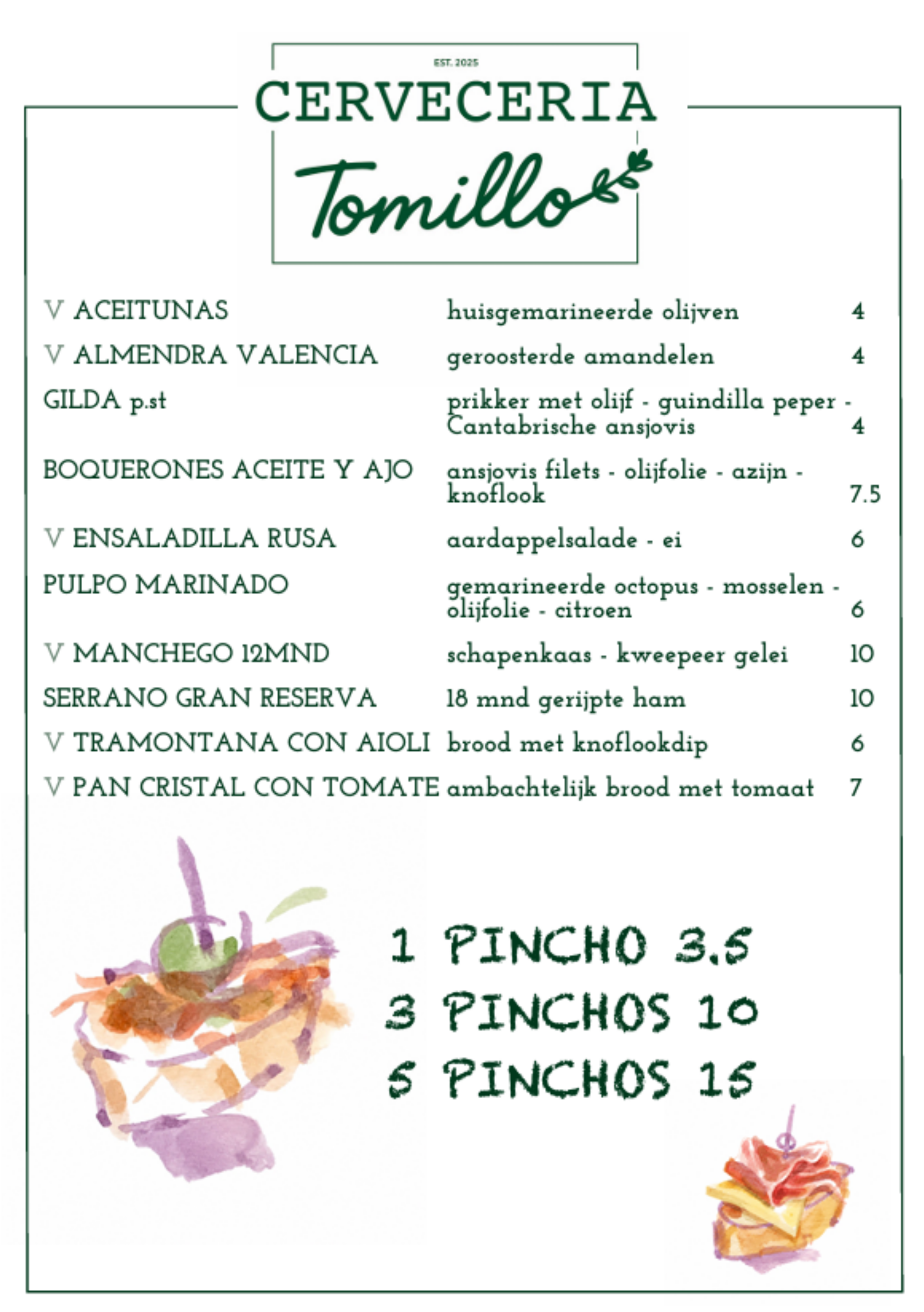 Lucnh - Cerveceria Tomillo