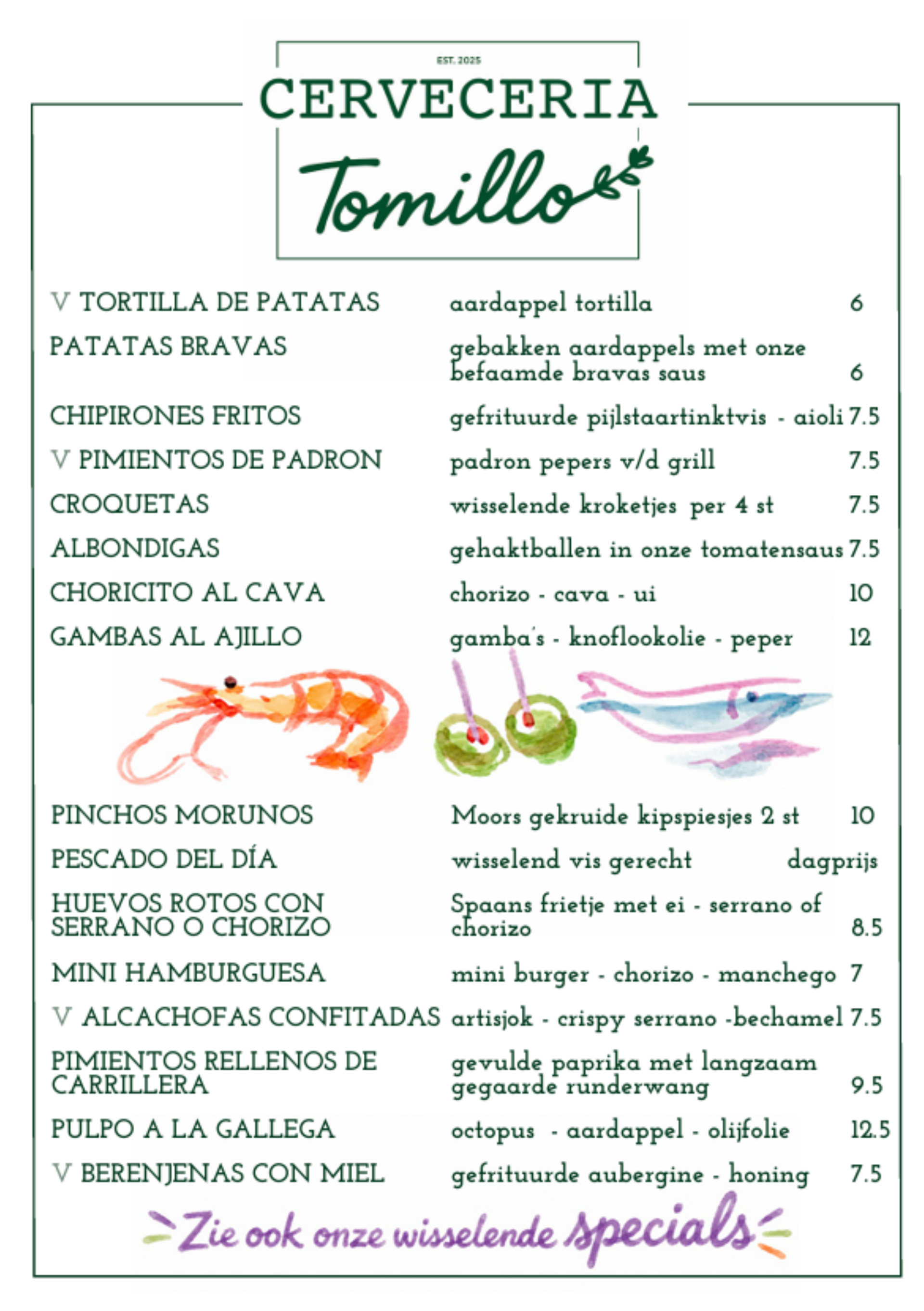 Lucnh - Cerveceria Tomillo