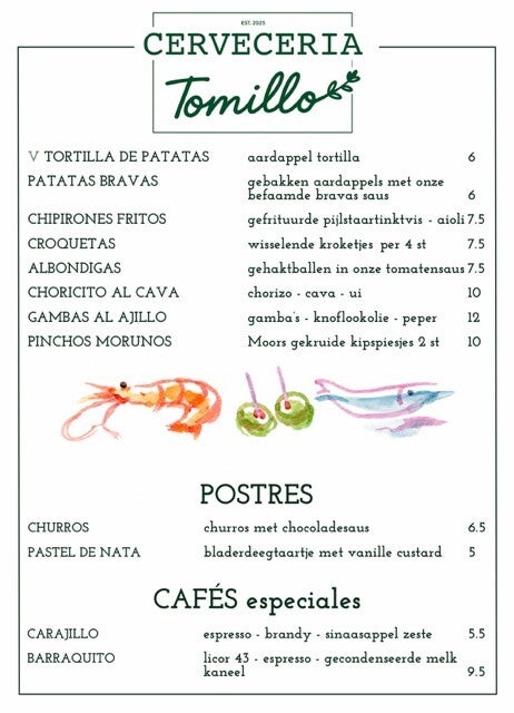 Lucnh - Cerveceria Tomillo