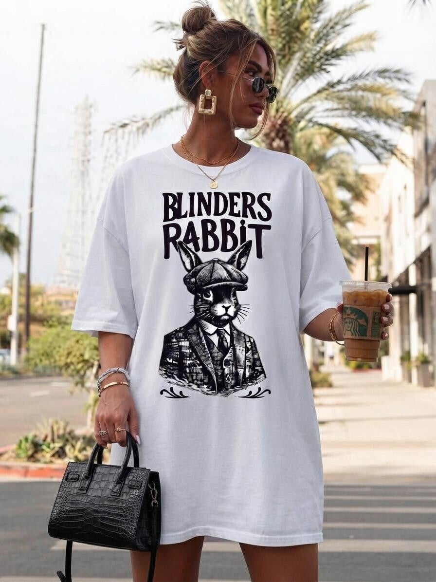 Camiseta Oversize Blinders Rabbit