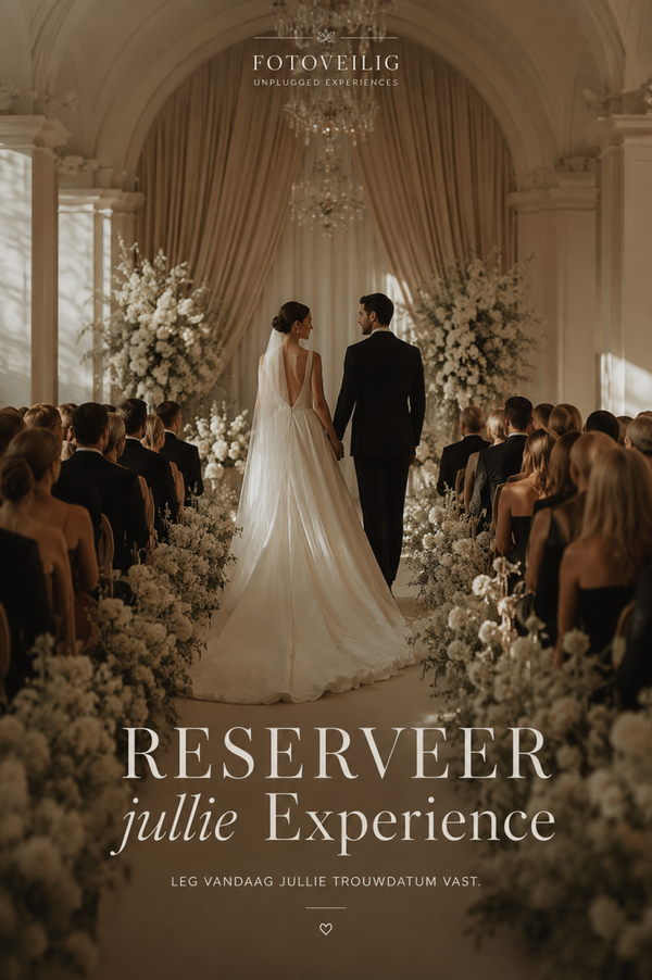 Reserveer jullie datum