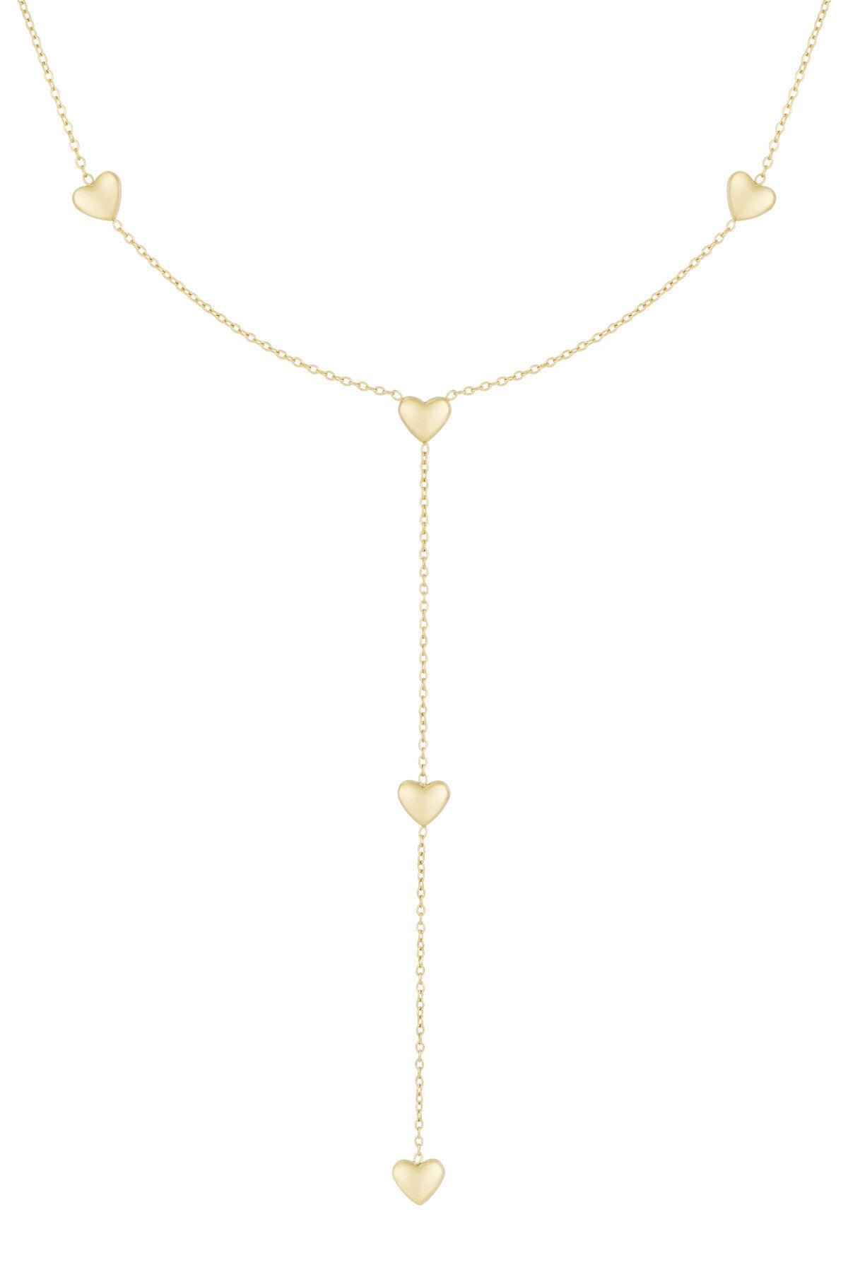 Ketting Stainless Steel endless loving goud