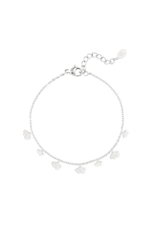 Armband Stainless Steel schelp zilver