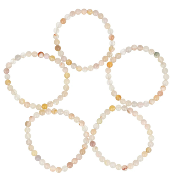 Armband - Bloem agaat