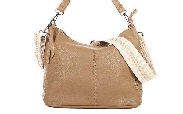 Tas breda naturel of khaki