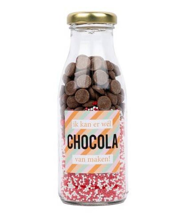 Fles -  Ik kan er wel chocola van maken
