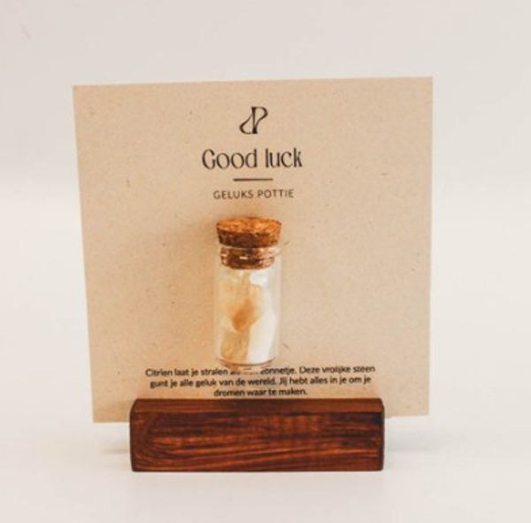 Gelukspottie - Good luck - Citrien