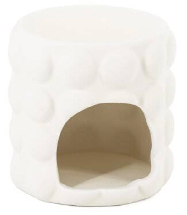 Geurbrander aardewerk circles cream / zand