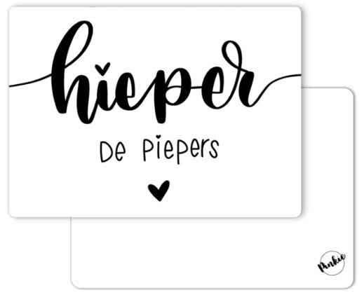 Kaart Hieper de pieper