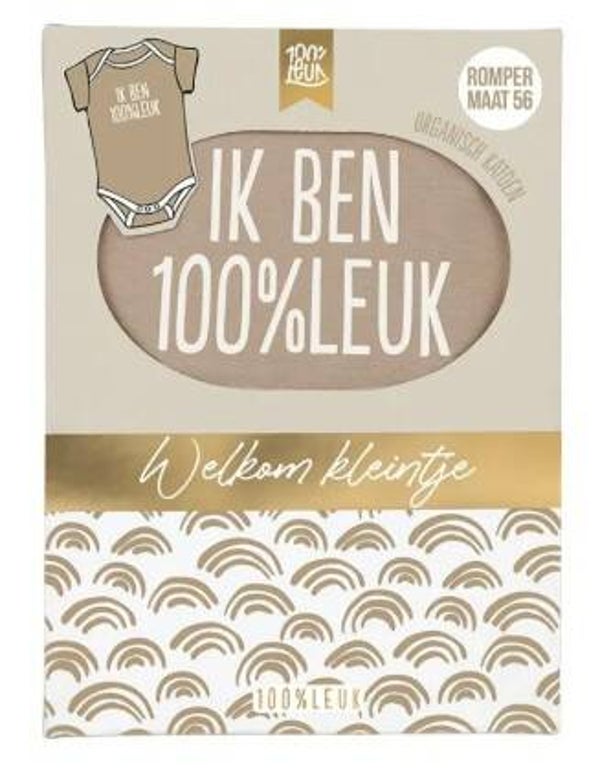 Baby romper - ik ben 100% leuk