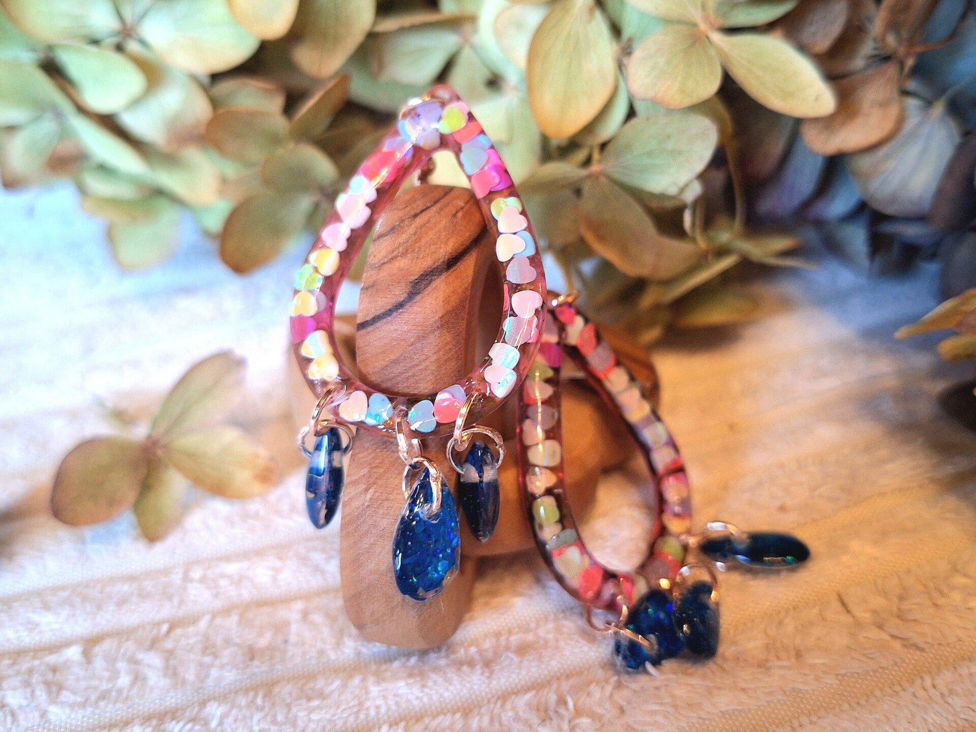 Hängeohrringe Tropfen