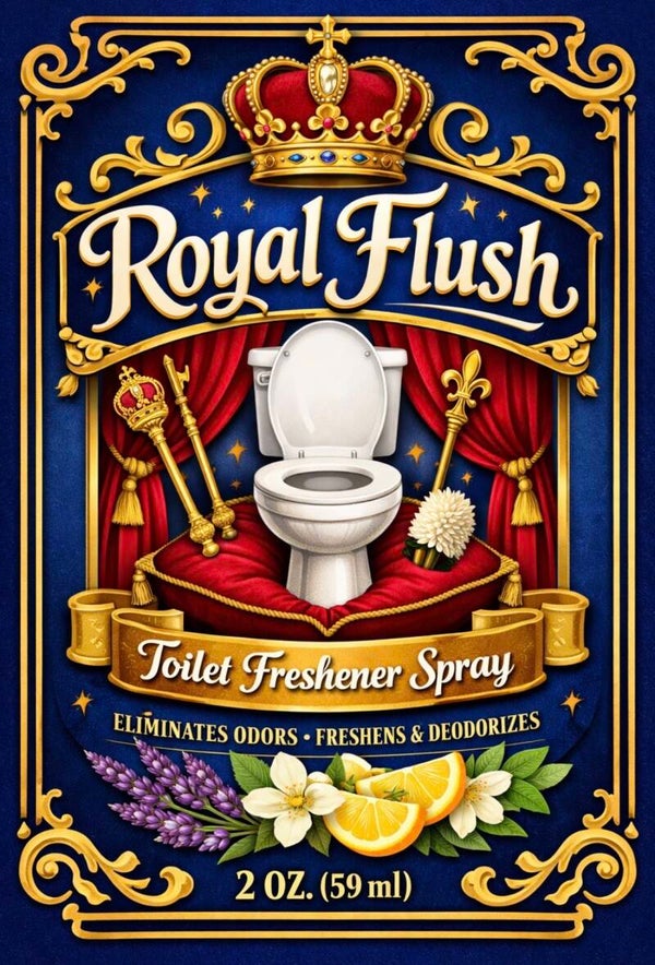 Royal Flush Toilet Freshener Spray