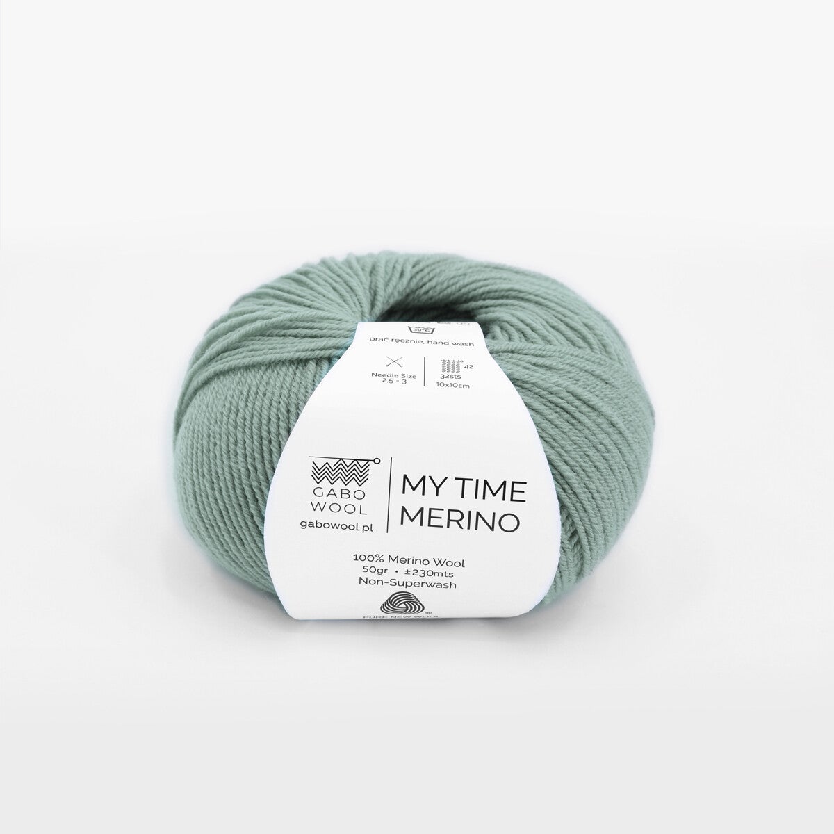 MY TIME MERINO Gabo Wool Szałwia