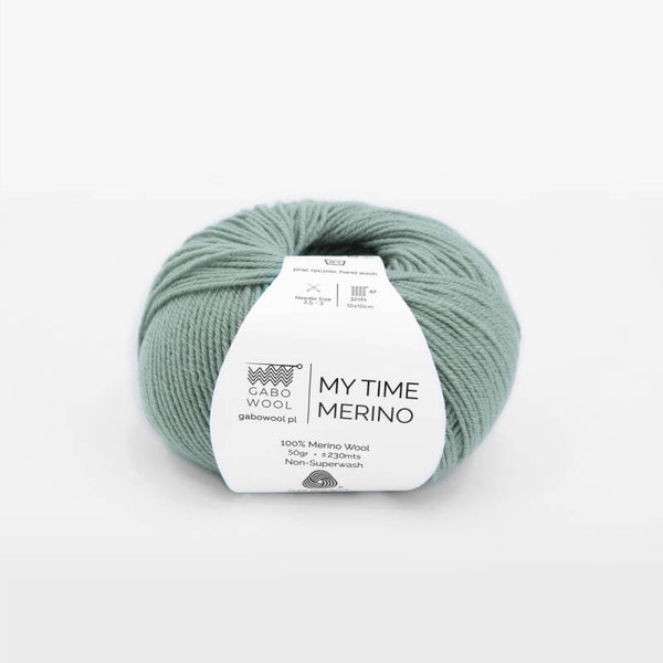 MY TIME MERINO Gabo Wool Szałwia
