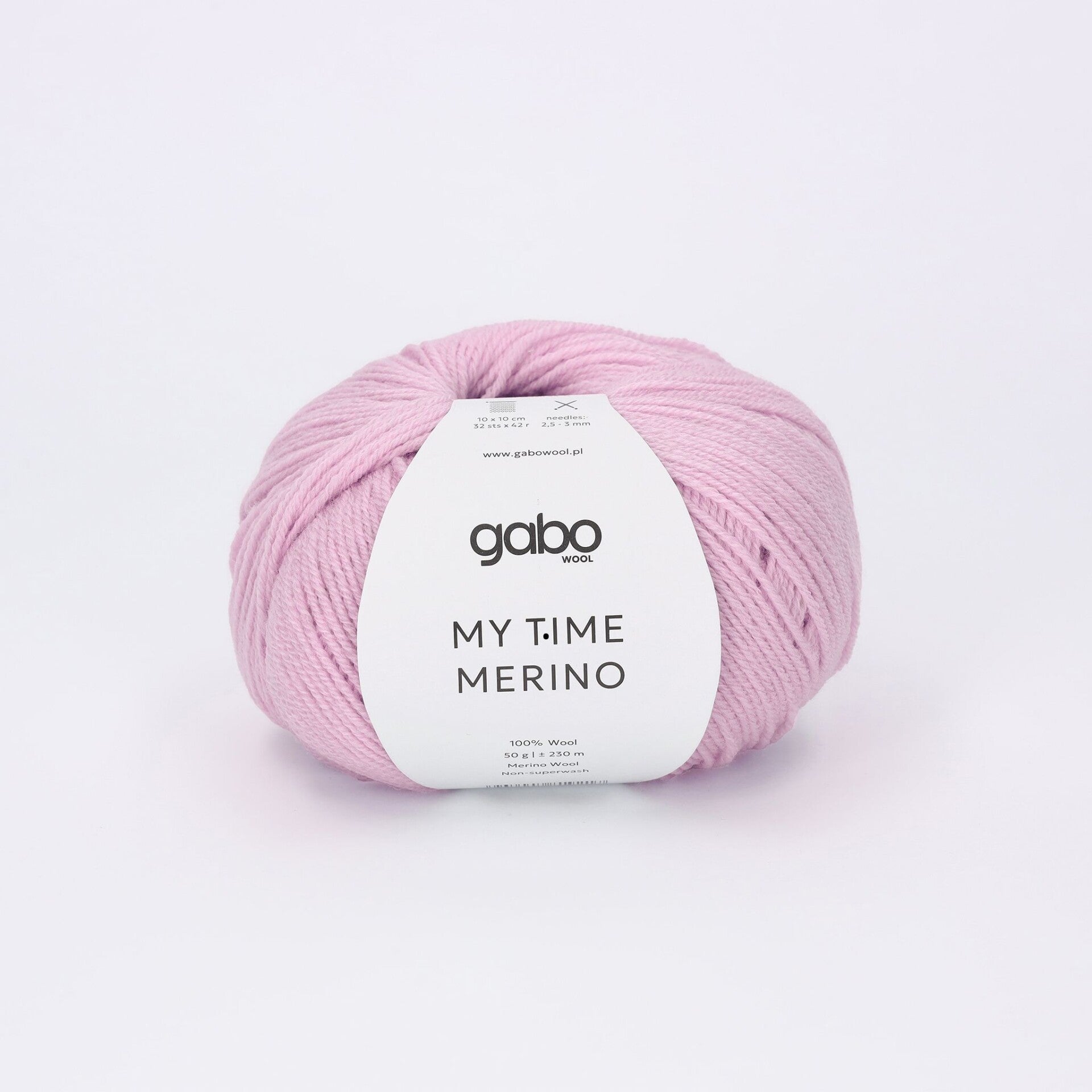 MY TIME MERINO Gabo Wool Mglista Peonia
