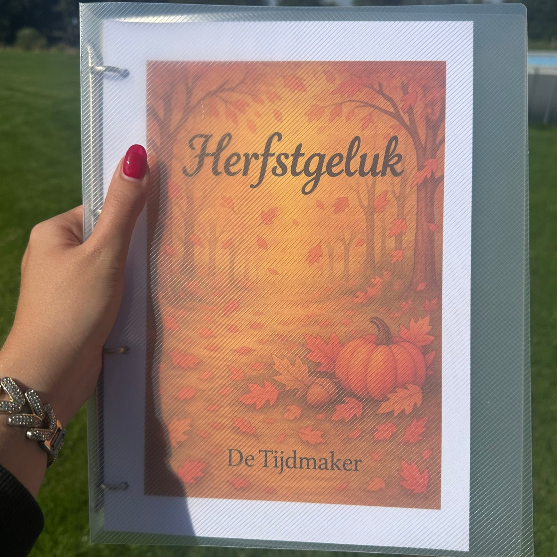 Herfstgeluk – A4 Kleurboek in Transparante Map