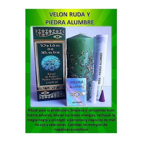 Velón Ruda y Piedra alumbre