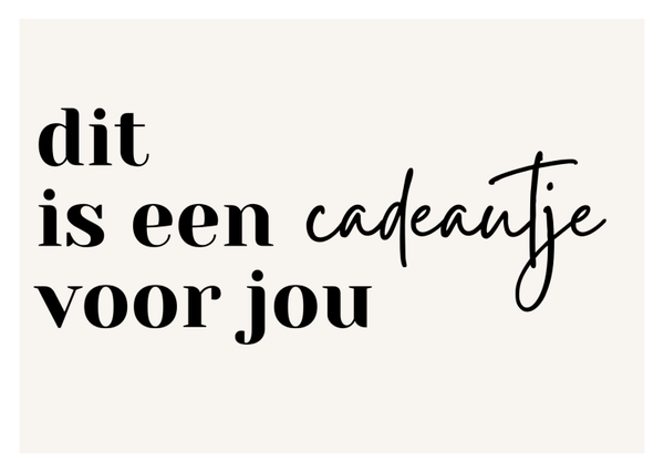 Cadeaubon - 5€