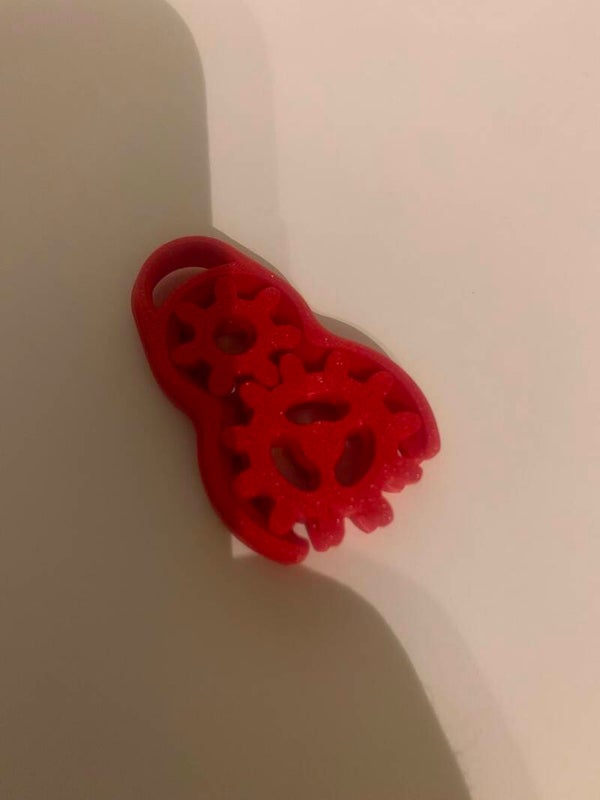 sleutelhanger met tandwielen