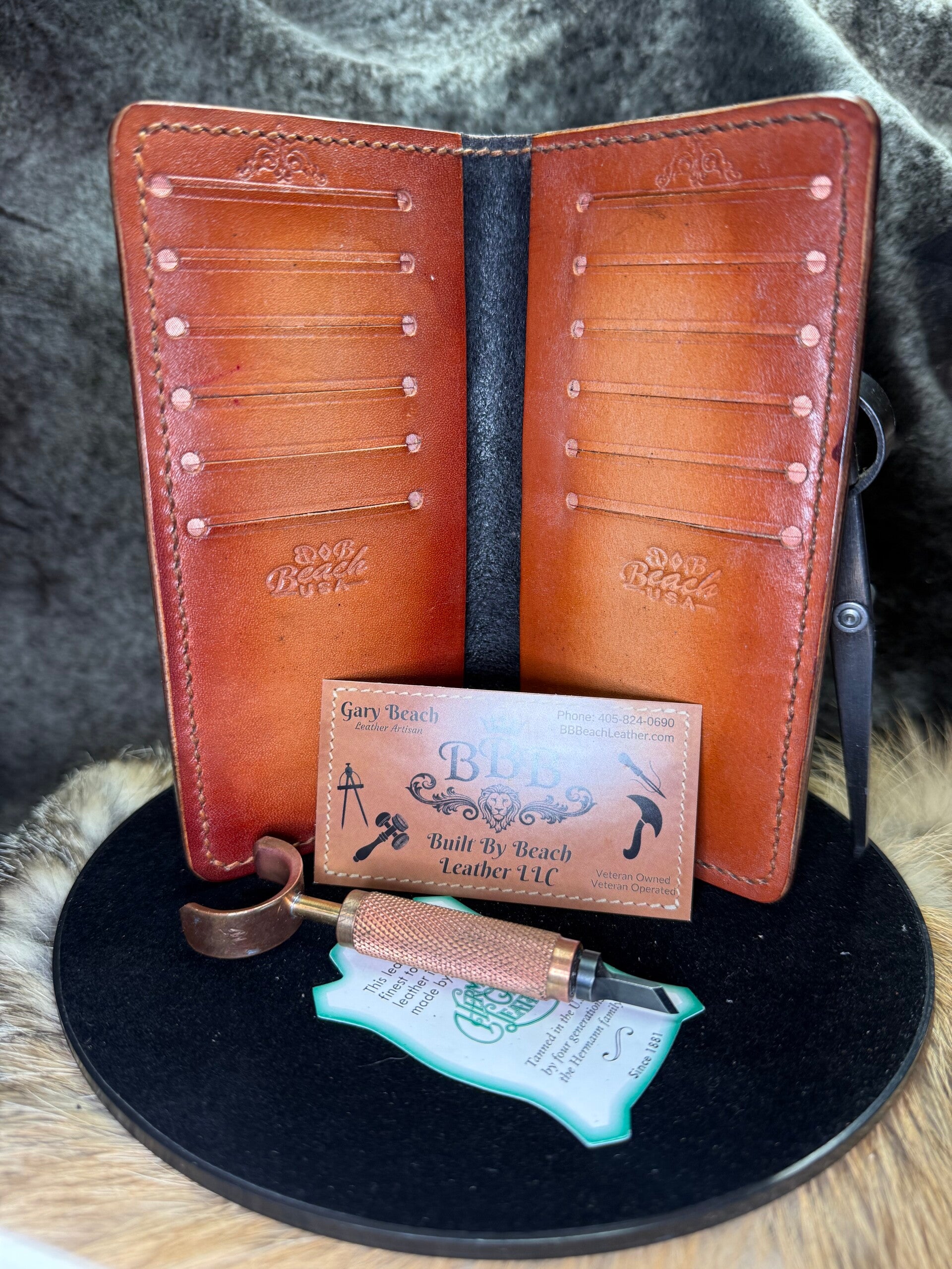 The Heritage Hand-Tooled Roper Wallet