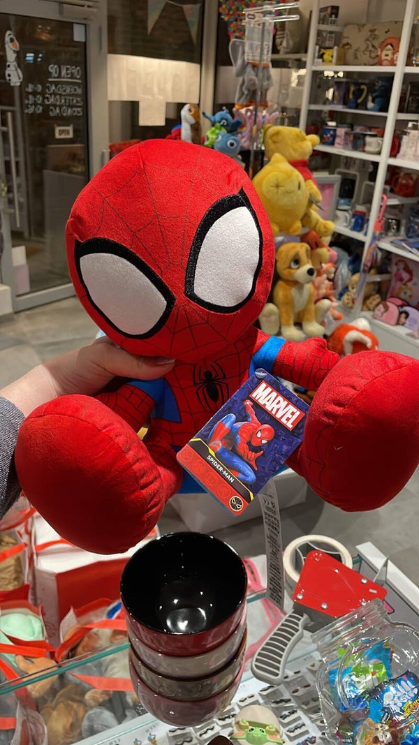 Knuffel Spiderman bigfeet