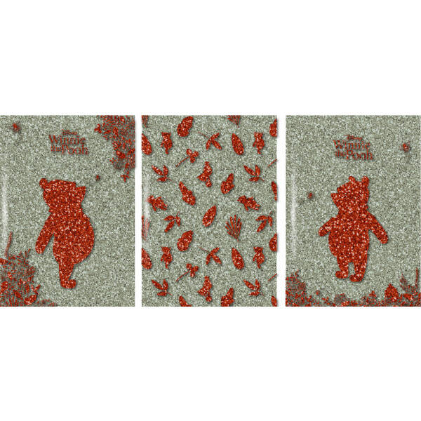 Notebookjes mini set van 3 Winnie the Pooh