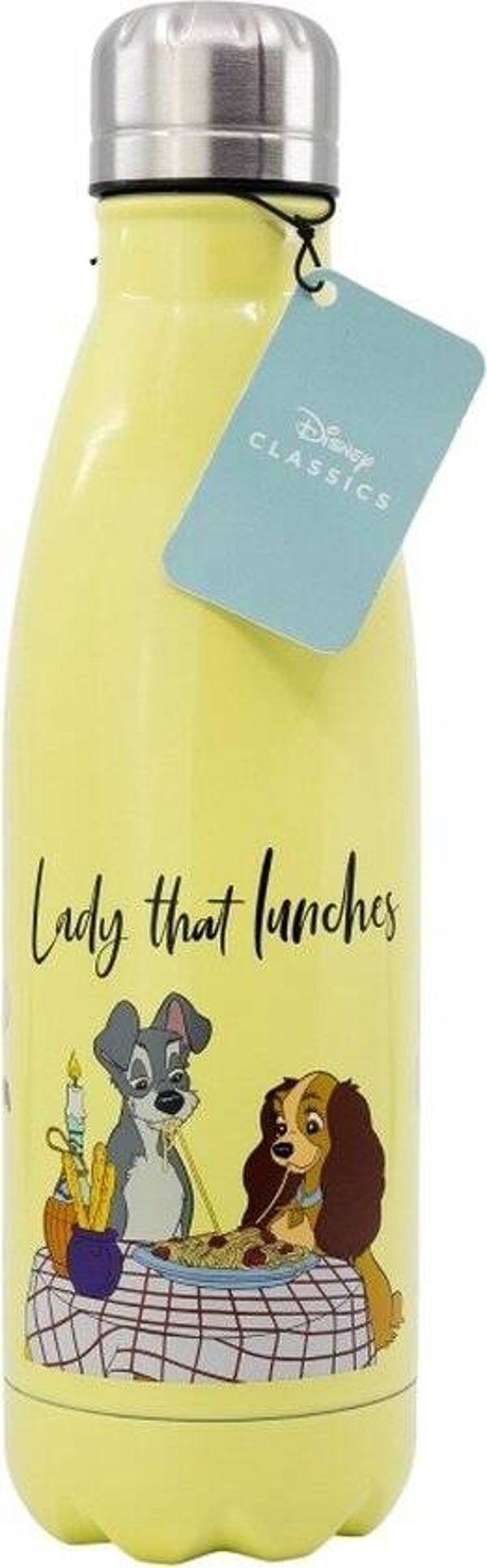 Drinkfles Lady and the tramp lady en de vagebond