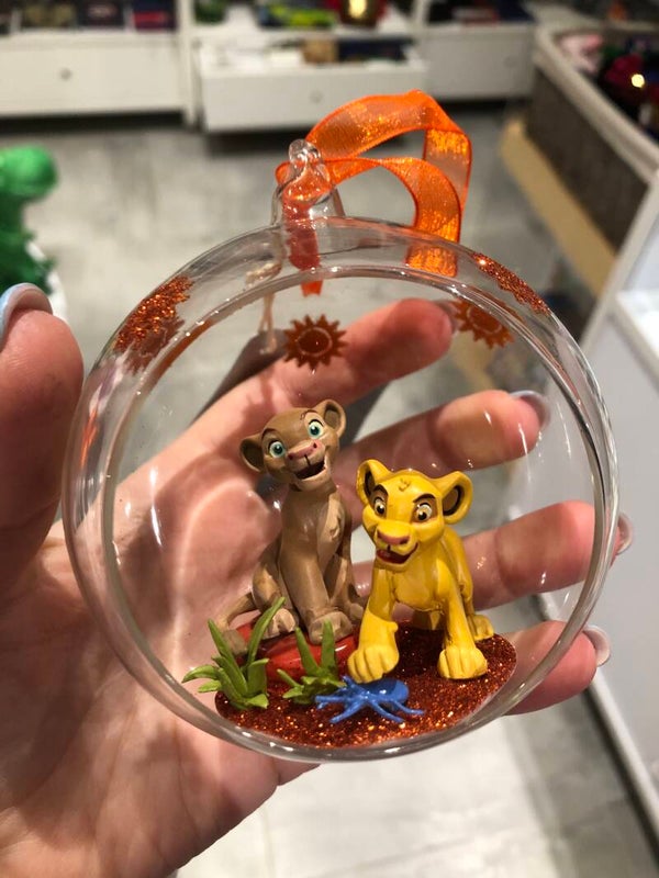 Kerstornament Simba en Nala