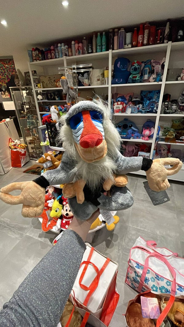 Knuffel Rafiki leeuwenkoning lion king